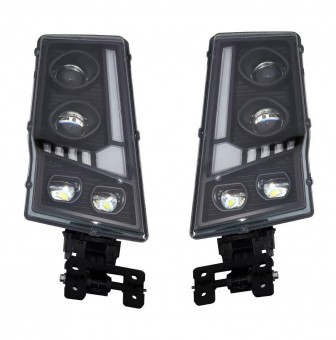 Set faruri cu LED dinamic Volvo FM12/FH12/FM380 + cablaj adaptor