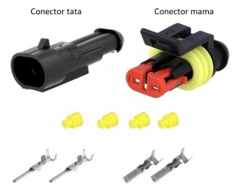 Set Mufa completa Superseal 1.5 AMP 2 pini