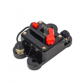 Siguranta automata rearmabila cu reset 50A 12-48v 03825 Amio