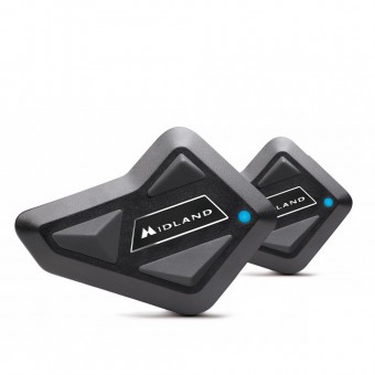 Sistem de comunicare Bluetooth Midland BT Mini Twin pentru motociclisti