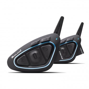 Sistem de comunicare Bluetooth Midland BTX2 PRO S-LR Double cu antena