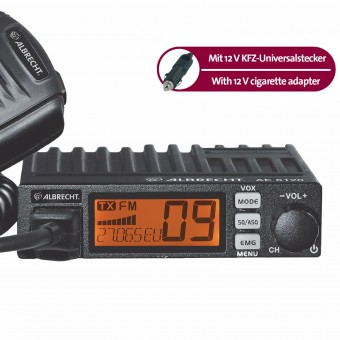 Statie Radio CB Albrecht AE 6120 cu mufa de bricheta 12V