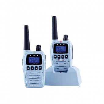 Statie radio PMR portabila Albrecht Bambini Babysitter, analog, set 2 bucati