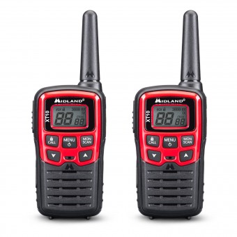 Statie radio PMR portabila Midland XT10 set 2 bucati
