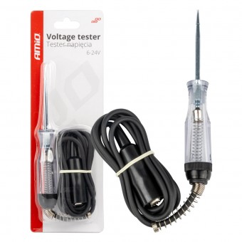 Tester de circuite pentru sarcini grele Aligator Clip 6-24V AMIO-04273
