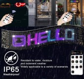 Afisaj LED programabil DEVIL EYES  59X12X0.25cm