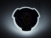 Baza luminoasa emblema SCANIA dual Color Alb/galben