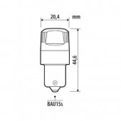 Bec 24v ROSU LED - SET 2 BUC - 97048