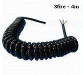 Cablu electric spiralat 3 fire 3x1.5,extensibil pana la  4m, PS3/3x1.5/4m