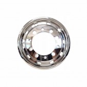 Capac roata 22.5x11.75 ET120, fata, din otel inoxidabil, plat 10 gauri