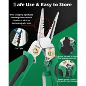 Cleşti multifuncţionali pentru dezizolat fire 9 IN 1
