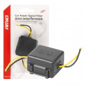 Filtru de semnal de alimentare auto anti-interferență cu siguranță din sticlă 12V AMIO-04099