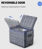 Frigider/congelator portabil cu compresor 12V/24V 100/220V 50 litri