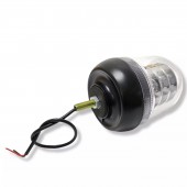 Girofar led  12v/24v sticla clara prindere surub central