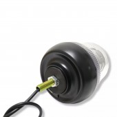 Girofar led  12v/24v sticla clara prindere surub central