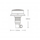 Girofar LED galben FI112 Raptor Tija