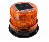 Girofar solar 18 LED-uri, 4 moduri, 12V, baterie reîncărcabilă, montare magnetică