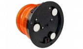 Girofar solar 18 LED-uri, 4 moduri, 12V, baterie reîncărcabilă, montare magnetică