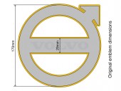 Iluminare emblemă dual color Volvo FH4 / FH16 (începând cu 2020)