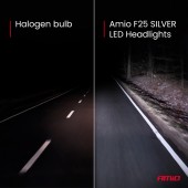 Kit becuri cu LED F25 PRO SILVER H8/H9/H11/H16 68W 12/24V CANBUS 04705 