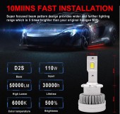 Kit becuri LED -D2S SET