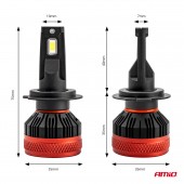 KIT Faruri LED Seria X3 H7/H18 AMiO-02980 12V