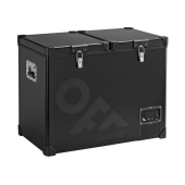 Lada frigorifica indelB TB 92 Steel, frigider si congelator, 92 litri, alimentare 12/24V, racire +5°C / -18°C
