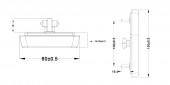 Lampa 3 functii cu mufa L2295