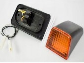 Lampa cabina portocalie cu bec