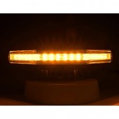 Lampa de avertizare de colt, stroboscop LED portocaliu, 18 LED x 3W