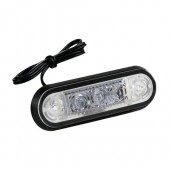 Lampa de gabarit bullbar incastrabila 3 led 97017 alb