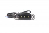 Lampa de gabarit cu 3 LED Dark-alb E-mark