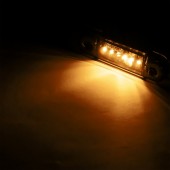  Lampa de gabarit cu 6 LED Dark-GALBEN E-mark