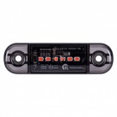 Lampa de gabarit cu 6 LED Dark-rosie E-mark