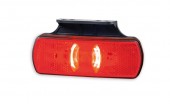 Lampa de gabarit LED rosie cu suport LD2221