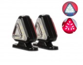  Lampa de gabatit led FR0101 alb/rosu