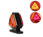 Lampa de gabatit led FR0101 galben/rosu triunghi