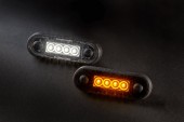 Lampa de pozitie 4 led ALB/GALBEN (dual color)