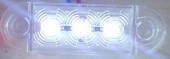 Lampa de pozitie alba 3 LED 12v-24v FR0171