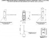 Lampa gabarit 2 functii aplicabila LD2164/GRAPHITE (bucata)