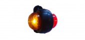 Lampa gabarit cu brat mic LED galben-rosu 12v/24v YP-141z/c