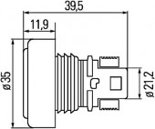 Lampa gabarit LED KOGEL ALB