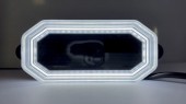  Lampa gabarit Neon 9D si stroboscop dinamica Alb-Galben