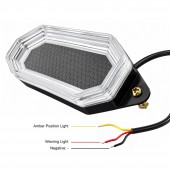 Lampa gabarit Neon 9D si stroboscop dinamica Galben