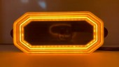  Lampa gabarit Neon 9D si stroboscop dinamica Rosu-Galben