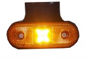  Lampa laterala cu suport 4 LED- 12/24V Galben FR0193