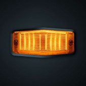 Lampa LED DOUBLE BURN si Stroboscop IZE LED BLACK BULLET