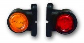 Lampa LED gabarit cu brat scurt galben/rosu FR0105A mini