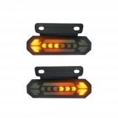 Lampa led laterala cu marcaj jos si stroboscop 12V-24V