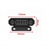 Lampa led laterala cu marcaj jos si stroboscop 12V-24V
